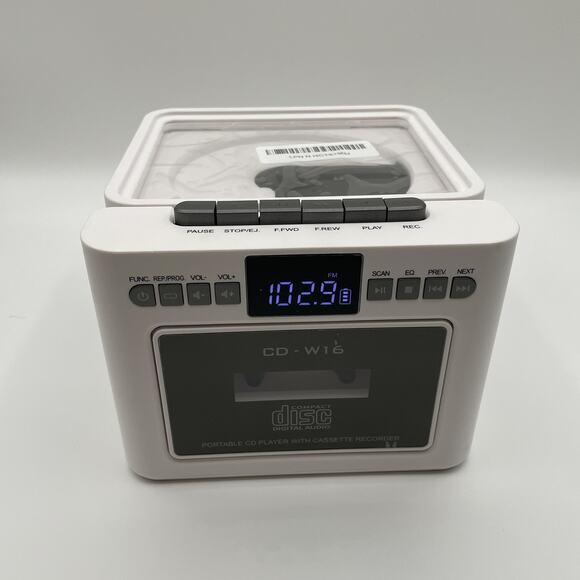 Boombox CD Player,Cd Cassette Player Combo with Bluetooth ( NO REMOTE ) - Picture 1 of 8
